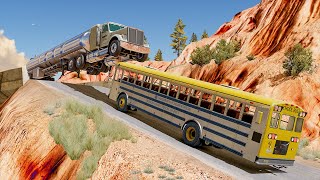 Cliff Drops 176  BeamNG DRIVE  SmashChan [upl. by Sibelle]