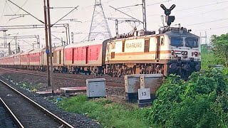 5 Hours Delayed 12322 CSMT  HWH Mail Crawling Through Dankuni Curve [upl. by Ocer]