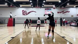 Woodlawn High School Volleyball vs Lansdowne High School 92724 [upl. by Elladine]