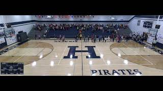 Hudson vs Pep Assembly Girls JuniorVarsity Volleyball [upl. by Bauer623]