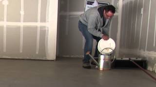 How to Seal or Glaze Concrete Garage Floor using Behr Wet Look Sealer Hi Gloss [upl. by Llebana981]