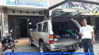 Joko Energy HHO fuel saver on Nissan Terrano 24L 1997 [upl. by Priscilla315]