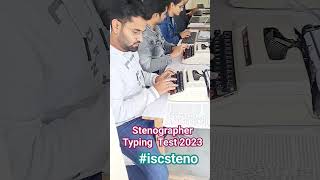 Stenographer Typing Test Practice iscsteno sscsteno stenographer shortfeed [upl. by Llerot]