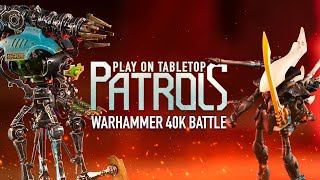 Aeldari vs Necrons  Warhammer 40k Combat Patrol Battle Report [upl. by Rehctaht]