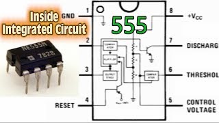 Inside Integrated Circuit 555  Mirada Introspectiva al Circuito Integrado 555 [upl. by Incrocci408]