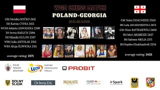 POLSKA  GRUZJA  Internetowy mecz kobiet w ramach 10 Festiwalu im Krystyny HołujRadzikowskiej [upl. by Isej]