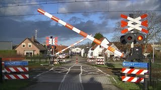 Spoorwegovergang Geldermalsen  Dutch railroad crossing [upl. by Aronle]