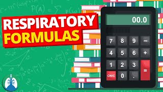 Respiratory Formulas Calculations and Equations  Respiratory Therapy Zone [upl. by Standley]