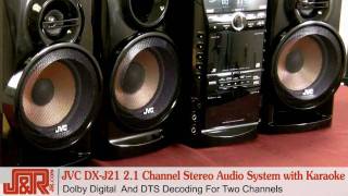 JVC DXJ21 Midsize 21 Channel Stereo Audio System  JRcom [upl. by Chesnut]