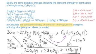 Challenging Hesss Law question [upl. by Repmek]