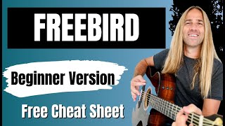 FREEBIRD  Beginner Easier Version [upl. by Sebastien971]