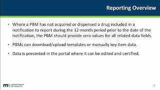 Pharmacy Benefit Manager Public Interest Reporting Tutorial [upl. by Losse]