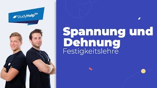 Spannung und Dehnung beim Rundstab bestimmen Technische Mechanik StudyHelp [upl. by Margetts]