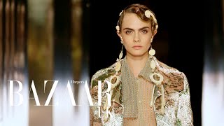 Best of the haute couture fashion shows springsummer 2021  Bazaar UK [upl. by Aisinut]