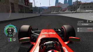 F1 2017  European GP Baku 133199  Assetto Corsa  Hotlap  Setup [upl. by Aimaj95]