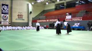 YOSHINKAN AIKIDO  YASUHISA SHIODA SOKE  BRASIL  DEMONSTRAÇÃO IKEDA SENSEI [upl. by Ecnaralc617]