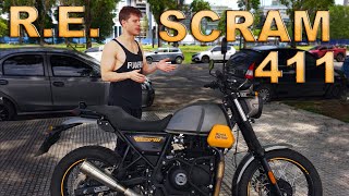 Royal Enfield SCRAM 411  Presentación oficial [upl. by Anaujik]