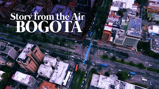 Flying Drone over Bogota Colombia 4K [upl. by Beckerman]