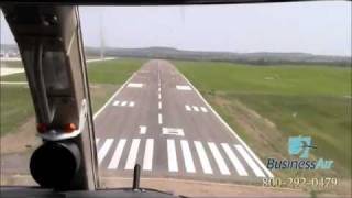 Cessna Citation CJ1 Takeoff amp Landing [upl. by Idnyl836]