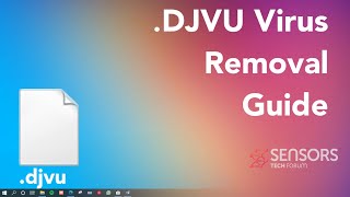 DJVU Virus djvu File Removal amp Decrypt Free Fix 2021 [upl. by Elleval38]