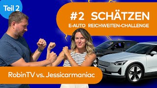 Wer schätzt den Verbrauch besser EAuto Profis im Duell Jessi vs Robin [upl. by Salter]