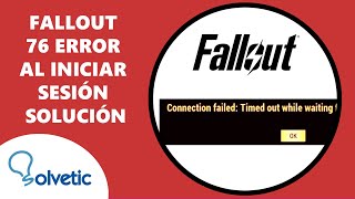 Fallout 76 Error al Iniciar Sesión SOLUCION [upl. by Azeria934]