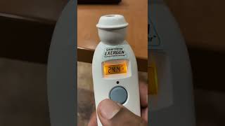 How to change from Celsius to Fahrenheit  SmartGlow Exergen Temporal Scanner [upl. by Lexy]