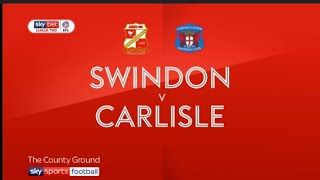 Swindon Town v Carlisle United  Match Preview  20242025 Week 7 EFL League 2 Predictions [upl. by Notserp]