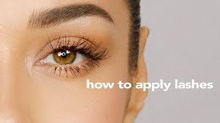 How To Apply Individual Lashes  Easy Tutorial for Beginners  Eman [upl. by Stratton]