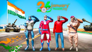 Rope Hero Tipson Super Hero Villain Celebrate Republic Day In GTA 5 26january [upl. by Letnuhs]