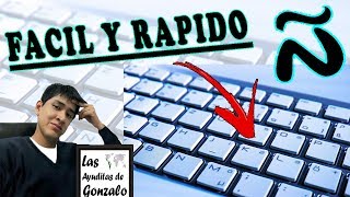 ⚡ESCRIBIR letra Ñ en TECLADO en INGLES ⚡ Fácil y Rápido ✅ [upl. by Justen829]