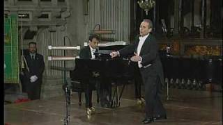 Jose Carreras Sings  Ave MariaBy Mascagni  Recital  2001 [upl. by Enyawad]