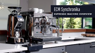 ECM Synchronika Espresso Machine Review [upl. by Lyret753]