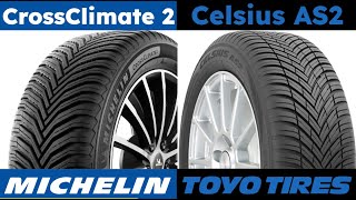 Michelin CrossClimate 2 vs Toyo Celsius AS2 [upl. by Dorothea]