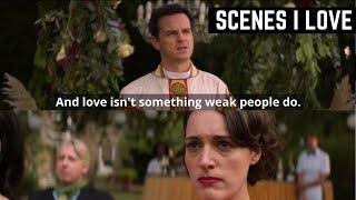 Fleabag Priest Wedding Speech  Scenes I Love  Phoebe Walter Bridge Andrew Scott [upl. by Sherrard]