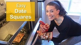 How To Make Healthy Date Squares  StepbyStep [upl. by Roy]