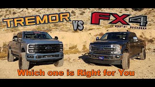 Ford Superduty Tremor vs FX4 whats the difference and which is right for you [upl. by Karilla]