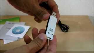 TPLink TLWN821N 300Mbps Wireless N USB Adapter Unboxing and Testing [upl. by Tabbie448]