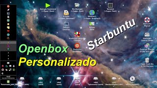 Starbuntu com Openbox Personalizado muito Leve Base Ubuntu 2204 [upl. by Oecile201]