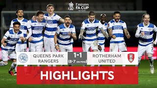 QPR Head Through on Pens  Queens Park Rangers 11 87 Rotherham United  Emirates FA Cup 202122 [upl. by Yelsa]