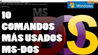 Los 10 comandos de MSDOS más usados que debes saber [upl. by Aryk22]