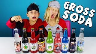 GROSS SODA CHALLENGE  GamerGirl  RonaldOMG [upl. by Ydac]