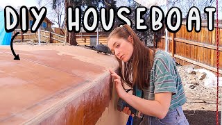 Im building a houseboat and its getting fun again boat build series 9 [upl. by Talich]