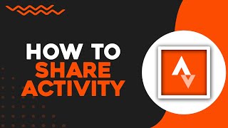 How To Share Activity on Strava App Easiest Way [upl. by Yraccaz451]