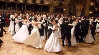 Wiener Opernball 2018 Balleröffnungswalzer [upl. by Marigolde]