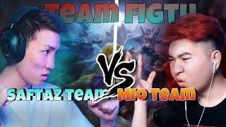 SAFTAZ TEAM vs MIO TEAM  Mobile Legends [upl. by Yenitirb27]