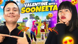 New Valentine’s Love Emote with Sooneeta 🤪 Tonde Gamer  Free Fire Max [upl. by Elehcim35]