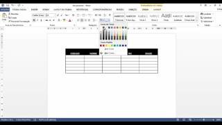 Word 2013  Exercicio  Tabela Simples [upl. by Airdnek544]