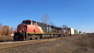 Canadian National  Westbound Stack Train 27 Oct 24 [upl. by Aira825]