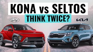 2024 Hyundai Kona VS Kia Seltos  Why You Should Think Twice [upl. by Thetos]